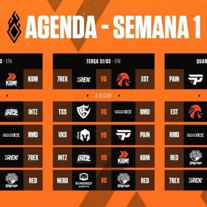 Circuito Desafiante 2026: paiN x INTZ abre Tier 2 na 1ª semana, veja calendário