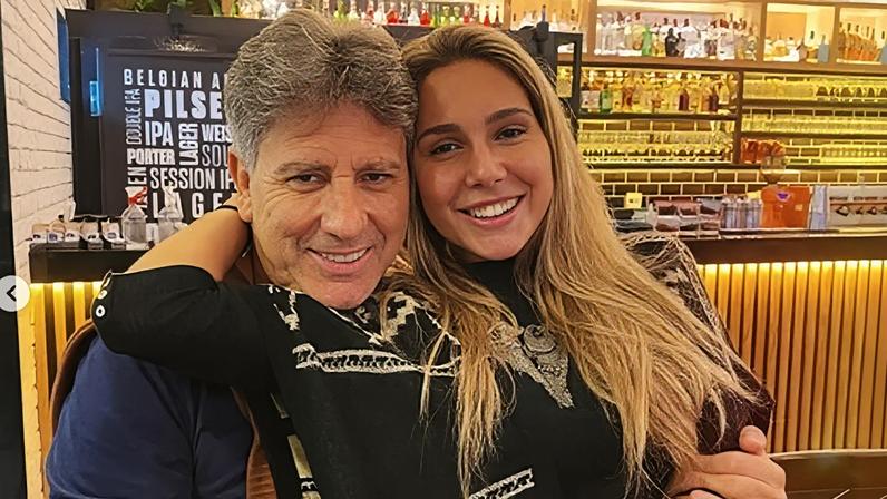 Carol Portaluppi, filha de Renato Gaúcho