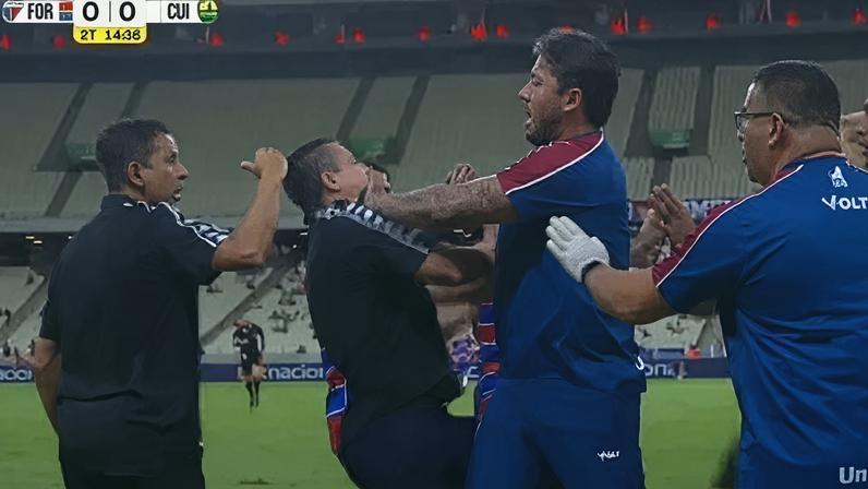 Carpini e técnico do Cuiabá trocam agressões na Série B