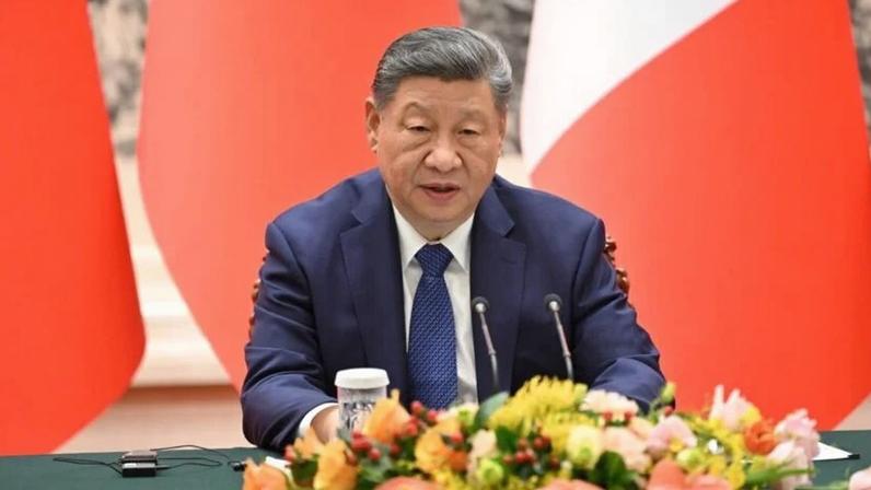 O presidente chinês Xi Jinping e outros líderes participam da sessão de abertura da Conferência Consultiva Política do Povo Chinês (CPPCC)