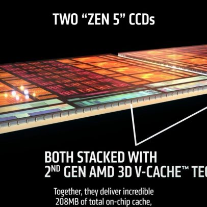 AMD lança primeira CPU com dual 3D V-Cache, unindo workstations e games