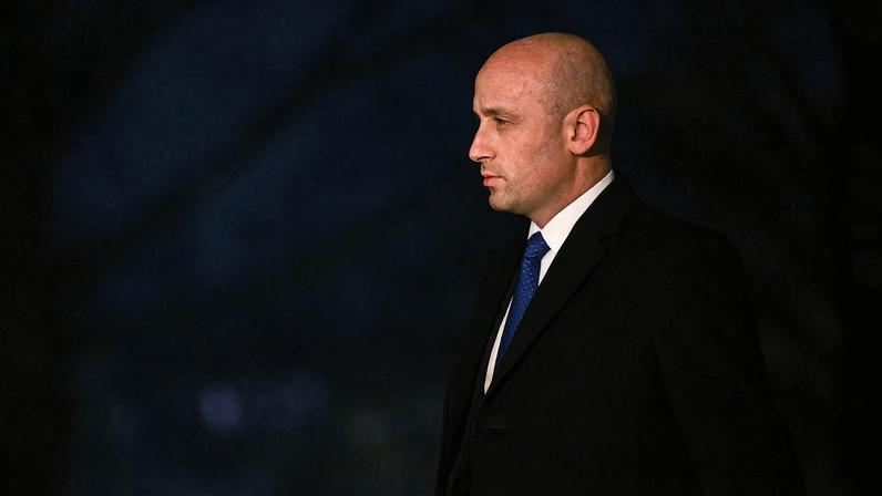 U.S. Homeland Security Advisor Stephen Miller walks upon arrival on the South Lawn of the White House in Washington, U.S., January 27, 2026.