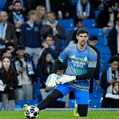 Courtois fica fora por mês e meio e Madrid enfrenta Bayern sem ele na Champions