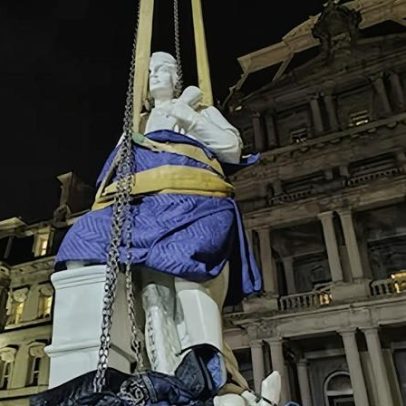 Trump instala estátua de Cristóvão Colombo na Casa Branca