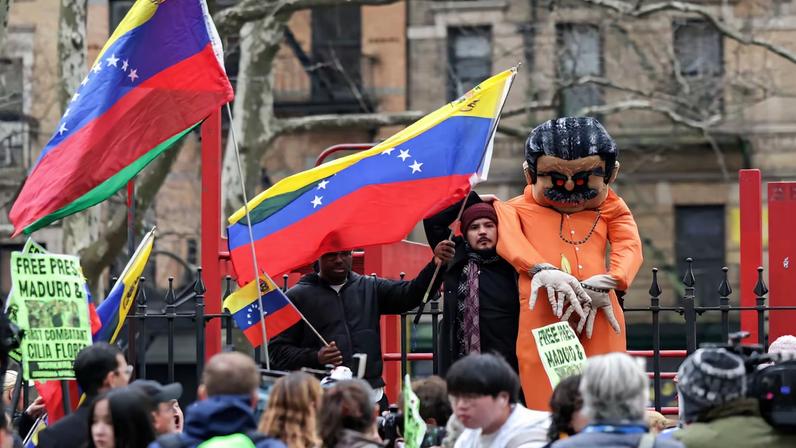 Manifestantes en Nueva York, este jueves.