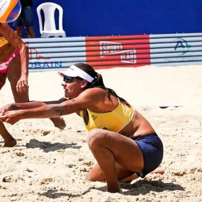 Brasil enfrenta Mundo no rodízio de duplas do Areia Games 2026