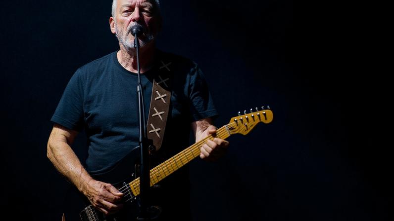 David Gilmour performs on July 2, 2016 in Rome, Italy.