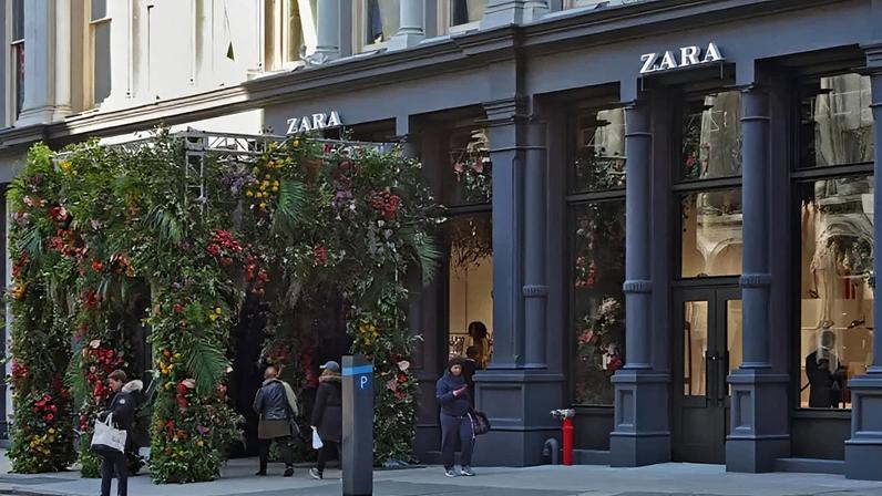 Fachada da Zara na Espanha.