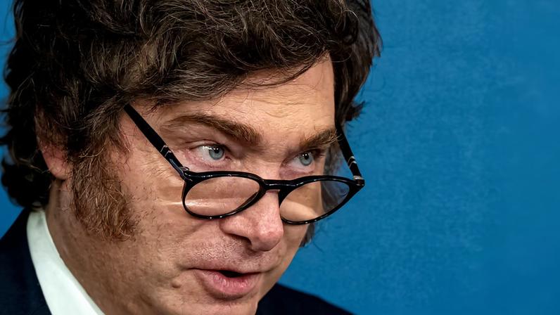 Argentina's President Javier Milei speaks at Yeshiva University in Manhattan, in New York City, U.S., March 9, 2026. REUTERS/David 'Dee' Delgado/File Photo