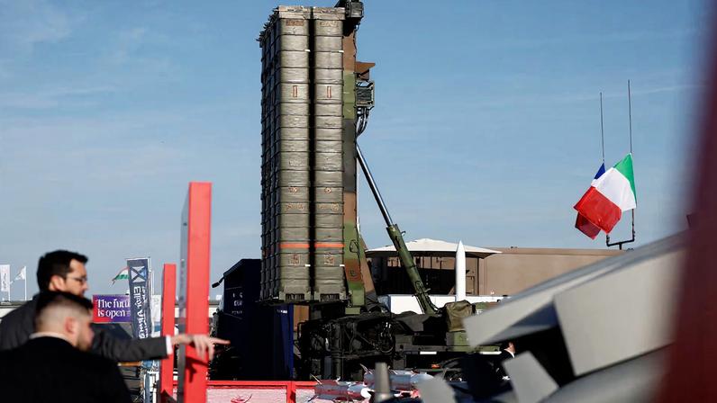 The Eurosam SAMP/T vertical launcher is displayed at the 55th International Paris Airshow at Le Bourget Airport near Paris, France, June 18, 2025. REUTERS/Benoit Tessier