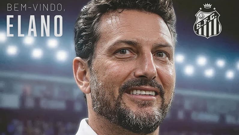 Santos anuncia Elano como gerente das categorias de base