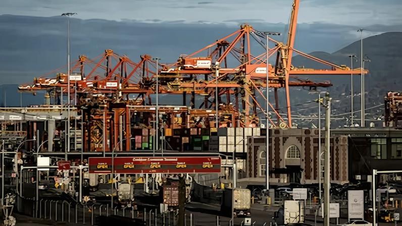 Puerto de Vancouver, en febrero de 2025.