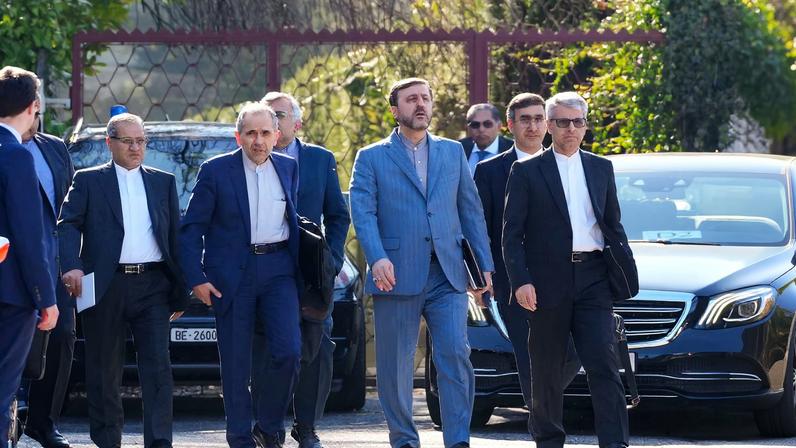 Iranian negotiating delegation departs for the site of the talks with U.S., in Geneva, Switzerland, February 26, 2026.