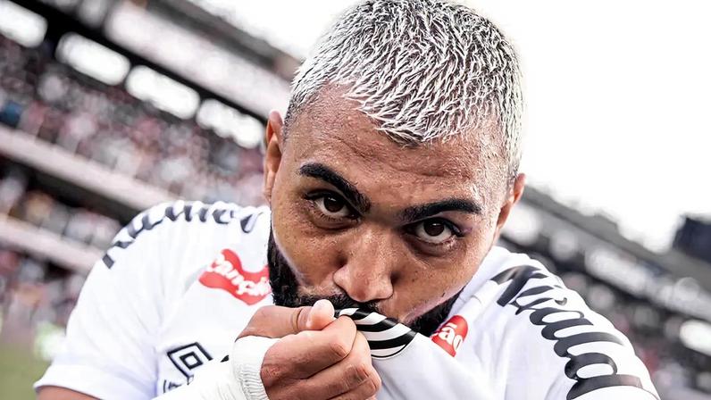 Gabigol marcou em Santos x Corinthians pelo Brasileirão (Foto: Raúl Baretta/Santos)