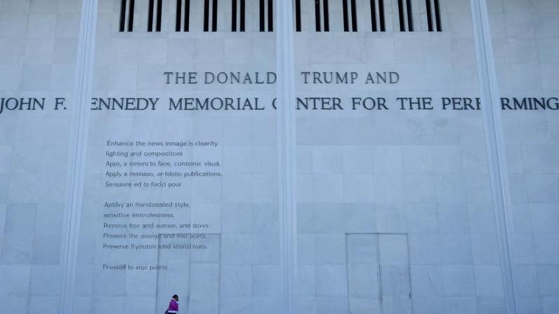 Trump adiciona oficialmente seu nome ao Kennedy Center Honors