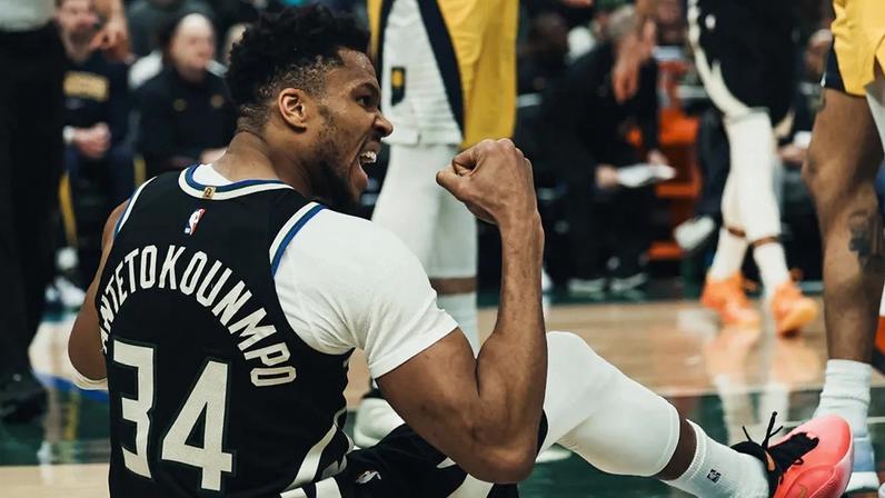 Giannis Antetokounmpo complica a situação do Bucks