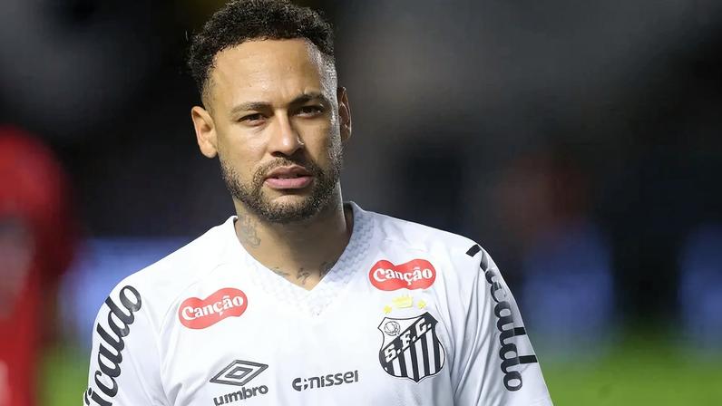 Neymar marcou em Santos x Internacional (Foto: Guilherme Dionizio/Código 19/Gazeta Press)