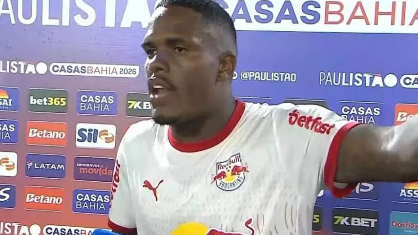 Zagueiro do Bragantino é suspenso 12 jogos por fala machista contra árbitra