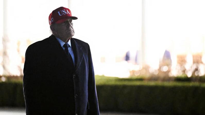 U.S. President Donald Trump returns to the White House in Washington, D.C.