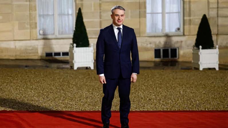 Deputy Prime Minister of Poland and Minister of Digital Affairs Krzysztof Gawkowski arrives for a meeting with international investors in IA at the Elysee Palace as part of the Artificial Intelligence (AI) Action Summit in Paris, France, February 10, 2025. REUTERS/Gonzalo Fuentes/File Photo