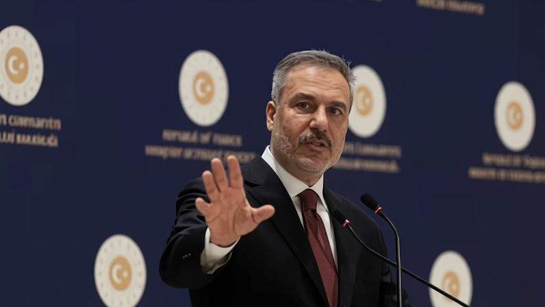 El ministro de Exteriores turco, Hakan Fidan, en Estambul el pasado 15 de enero.