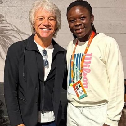 Jon Bon Jovi encontra astros durante o Miami Open