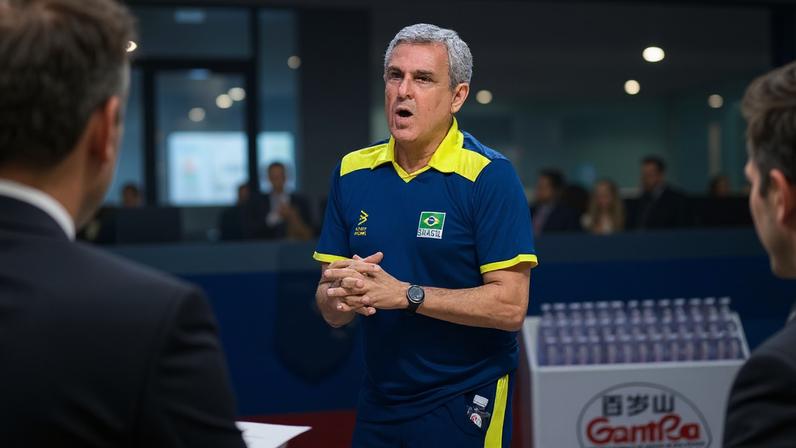 O técnico da seleção brasileira feminina, José Roberto Guimarães (Foto: Voleyball World)