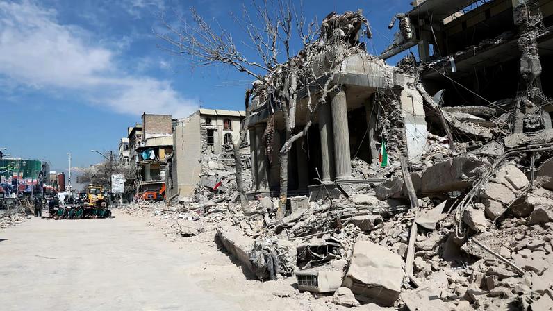 A view of the aftermath of a strike on a police station, amid the U.S.-Israeli conflict with Iran, in Tehran, Iran, March 4, 2026. Majid Asgaripour/WANA (West Asia News Agency) via REUTERS
