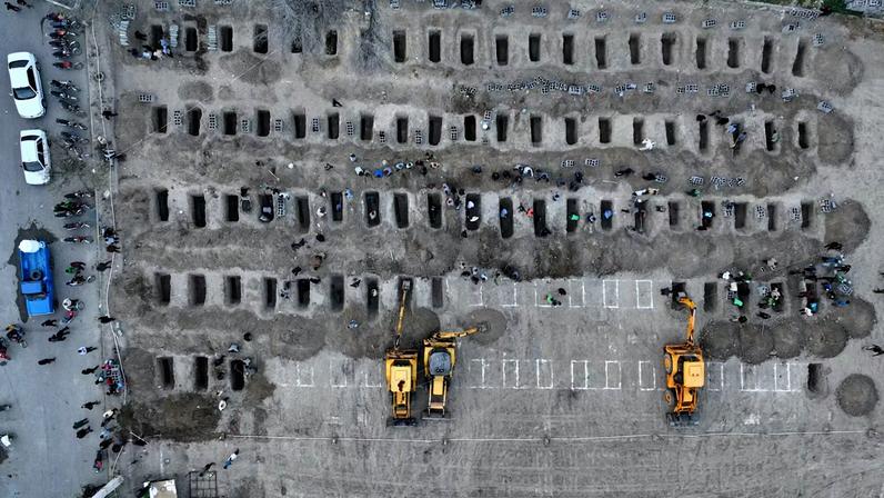 Graves are being prepared for the victims following a reported strike on a school in Minab, Iran, March 2, 2026. Iranian Foreign Media Department/WANA (West Asia News Agency)/Handout via REUTERS
