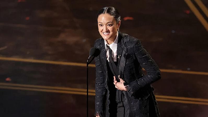 Autumn Durald Arkapaw em seu discurso de agradecimento após vencer o prêmio de Melhor Fotografia do Oscar 2026