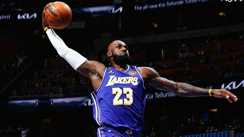 LeBron James quebra recorde; Lakers vencem Magic no fim
