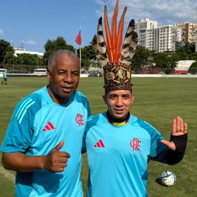 Lendas do Flamengo enfrentam Seleção Indígena do Brasil e das Américas