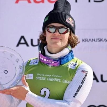 Lucas Pinheiro Braathen vence Globo de Cristal no slalom gigante