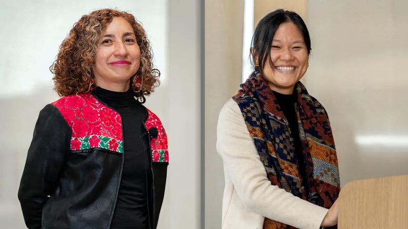 Journalist Karen Hao ’15 and scholar Paola Ricaurte delivered the keynotes at the event, “Gender, Empire, and AI: Symposium and Design Workshop.” Hao, pictured, is the author of the 2025 book, “Empire of AI.”