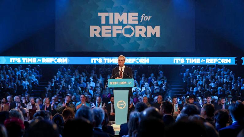 Plataforma Reform UK prioriza deportações, patriotismo e pubs