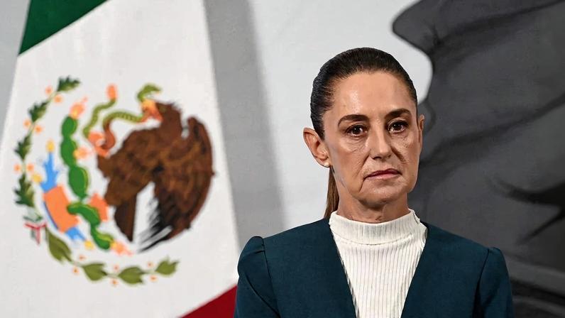 A presidenta do México, Claudia Sheinbaum, em 13 de outubro de 2025. Foto: Yuri Cortez/AFP