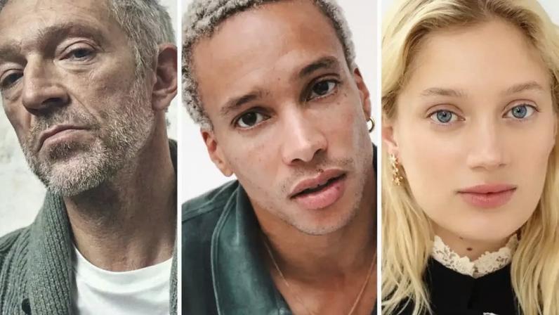 Vincent Cassel, Corentin Fila e Nadia Tereszkiewicz
