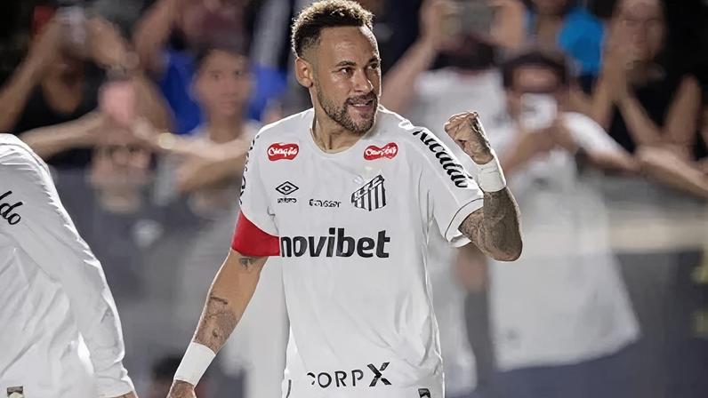 Neymar marca em Santos x Internacional, fora da lista de Ancelotti