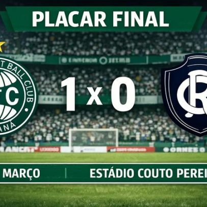 Coritiba vence Remo na sexta rodada do Brasileirão