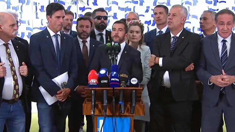 Deputados de oposição apresentaram os dois mandados de segurança na Câmara nesta terça 10. Foto: Youtube/Câmara dos Deputados