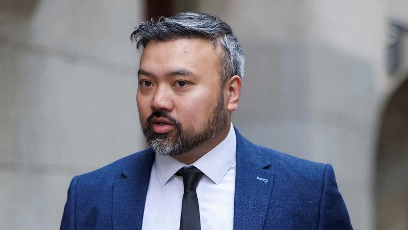 Defendant Chi Leung Wai, also known as Peter Wai, arrives at the Old Bailey after being charged with National Security Act offences relating to spying for Hong Kong intelligence service in London, Britain, October 25, 2024.