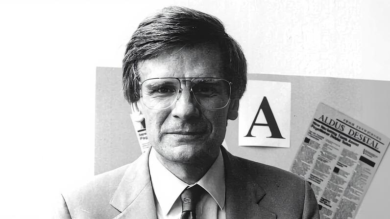 Paul Brainerd, President of Aldus, Creator of PageMaker, in 1986. Photo credit: DGHealy