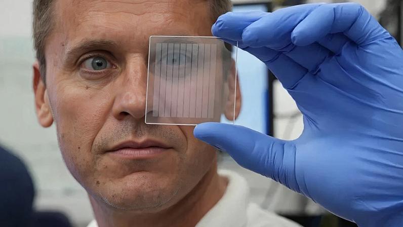 Dados gravados em vidro