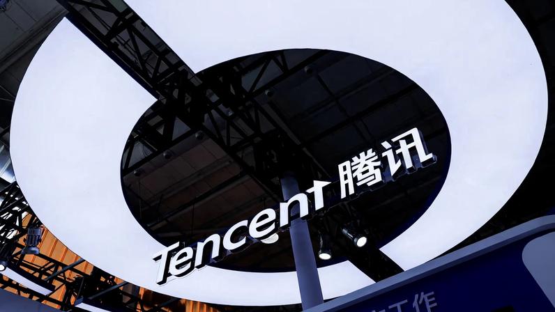 A logo of Tencent is displayed at the company’s booth at China International Fair for Trade in Services (CIFTIS) in Beijing, China, September 11, 2025. REUTERS/Maxim Shemetov