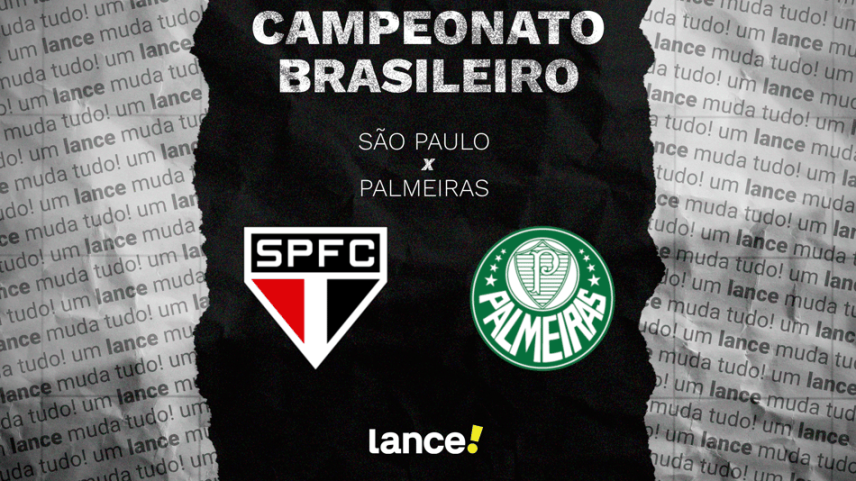 São Paulo x Palmeiras: horário, transmissão e prováveis escalações