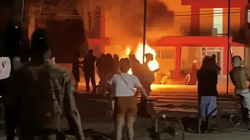 Sede do Partido Comunista é atacada durante protestos por apagões em Cuba