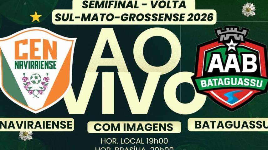 LANCETV! transmite a semifinal do Campeonato Sul-Mato-Grossense