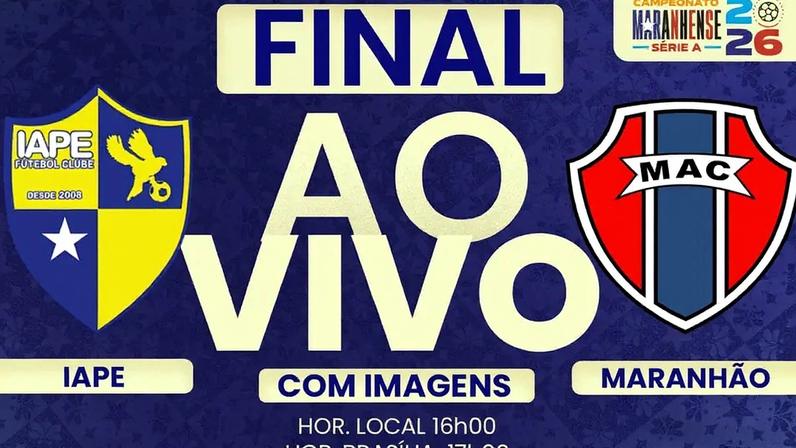 Lance!TV transmite IAPE e Maranhão na briga pelo título do Maranhense 2026
