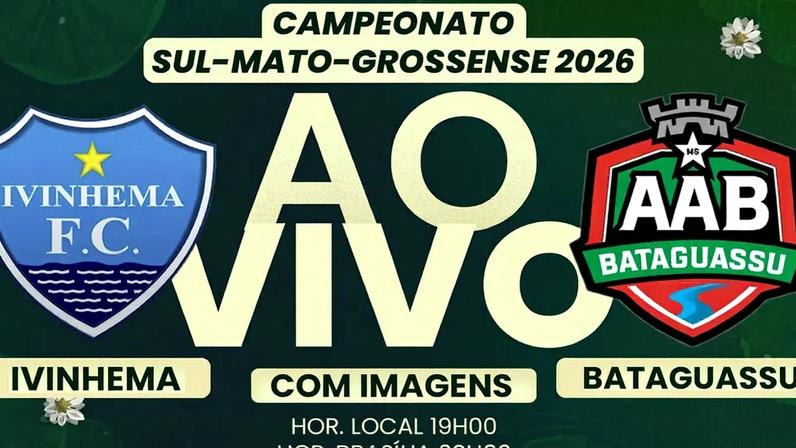 Ivinhema e Bataguassu se enfrentam pelo Sul-Mato-Grossense (Foto: Reprodução)