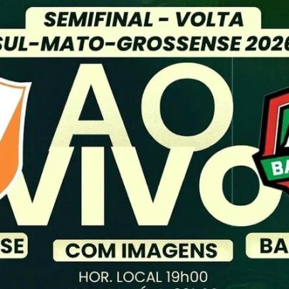 LanceTV transmite ao vivo jogo da volta da semifinal do Sul-Mato-Grossense